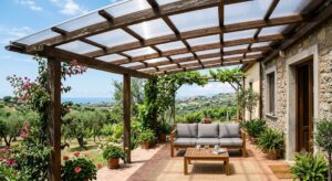 Veranda in policarbonato